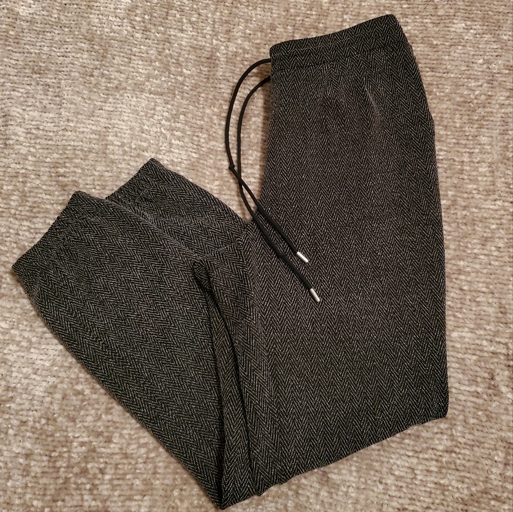Express Herringbone Textured Drawstring Joggers - image 3